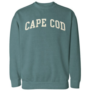 Willow adult crew neck sweatshirt with applique Cape Cod