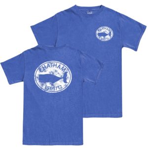 WHALE DECAL CHATHAM T-SHIRT PERRIWINKLE SHORT SLEEVE